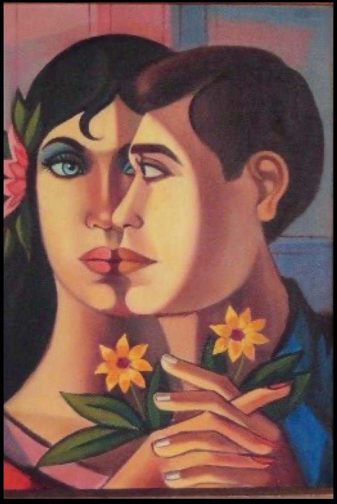 Portrait painting by Fernando P.