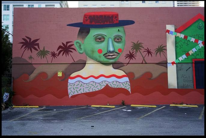 Street mural by Finok