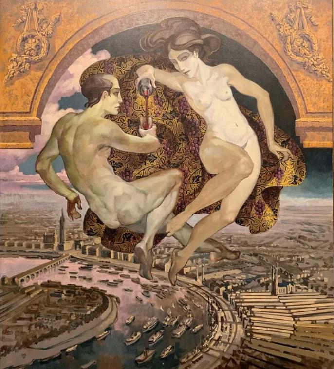 Painting by Juarez Machado