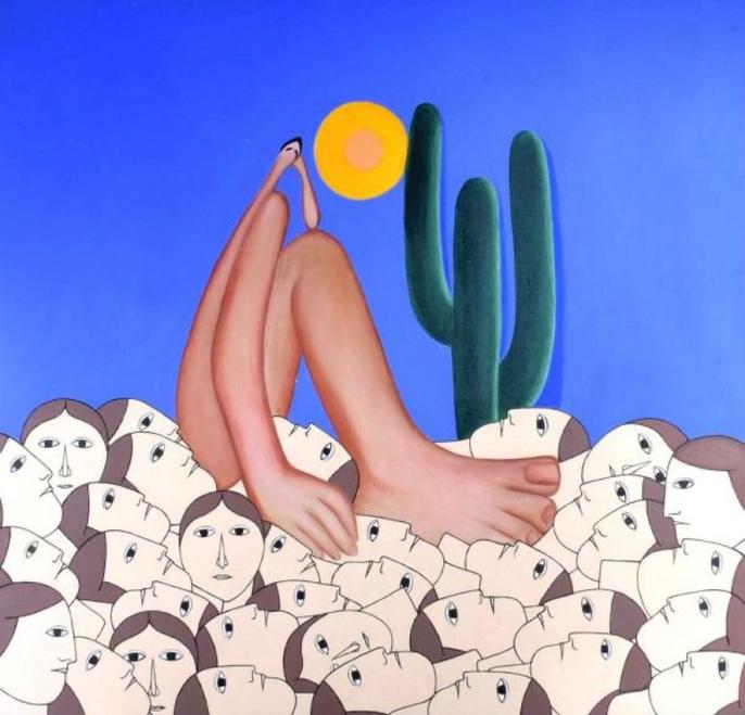 Modernist painting by Antonio Maia